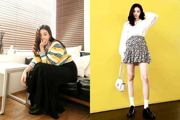 Bawahan rok ala Sunmi (instagram.com/miyayeah)