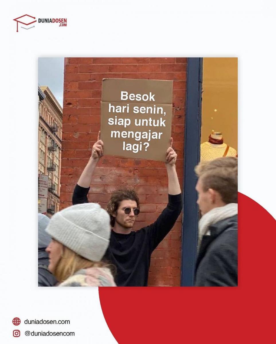 meme dosen (instagram.com/duniadosencom)