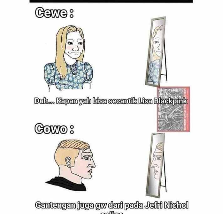 meme cewek vs cowok (instagram.com/flashback_post)