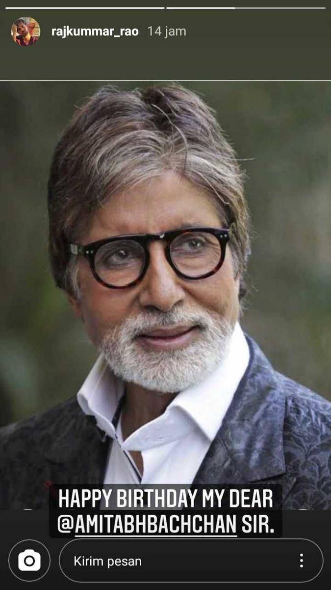 Amitabh Bachchan (instagram.com/rajkummar_rao)