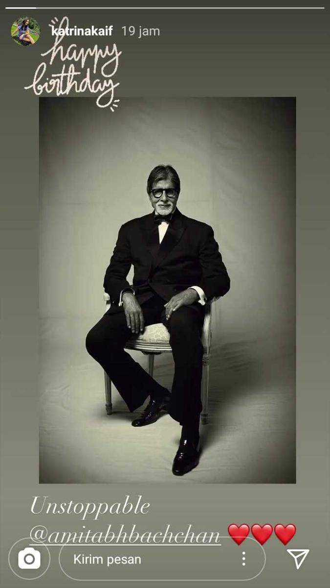 Amitabh Bachchan (instagram.com/katrinakaif)