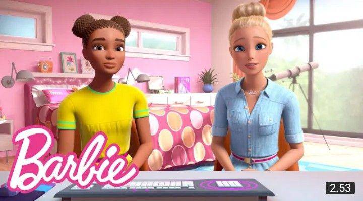 thumbnail kanal YouTube Barbie (youtube.com/Barbie)