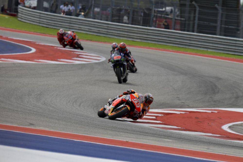 Marc Marquez memimpin balapan GP Amerika (motogp.com)