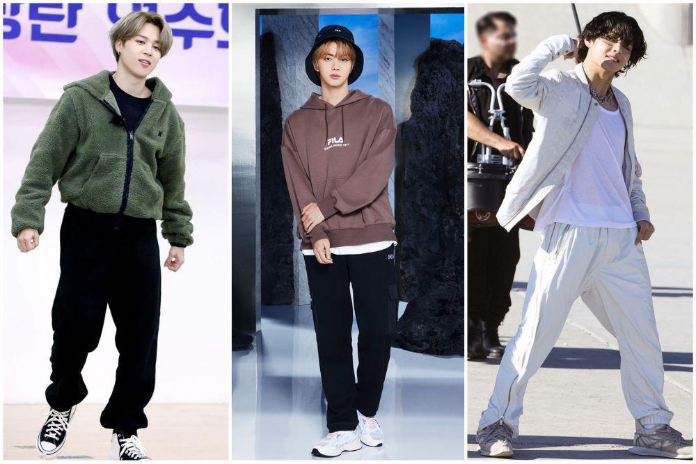 14 Inspirasi Outfit Sporty ala Member BTS, Siap Tampil Trendi