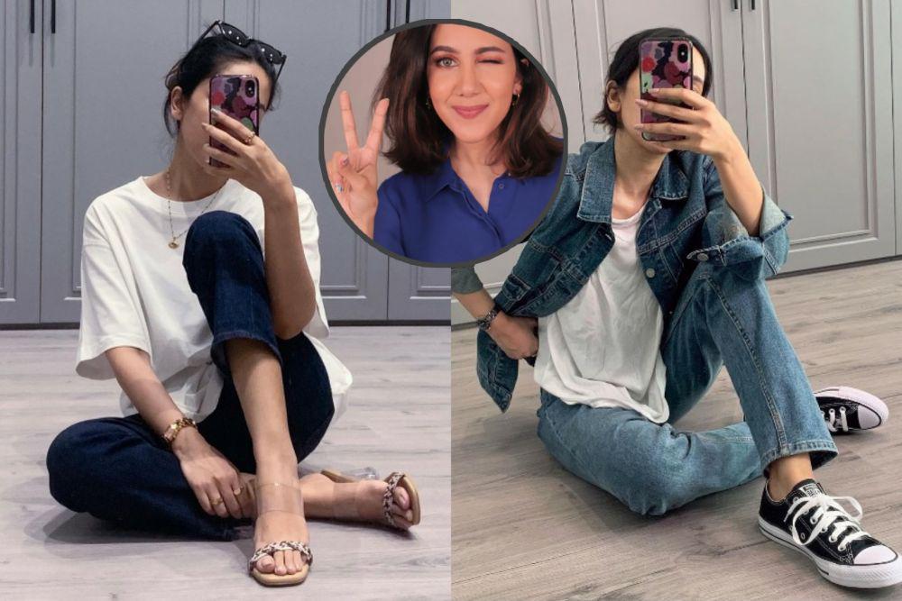 9 Mirror Selfie Suhay Salim, Tetap Bergaya Tanpa Umbar Wajah