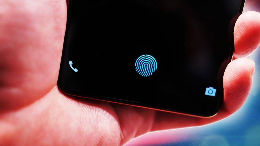 ilustrasi sensor fingerprint dalam layar (androidauthority.com)