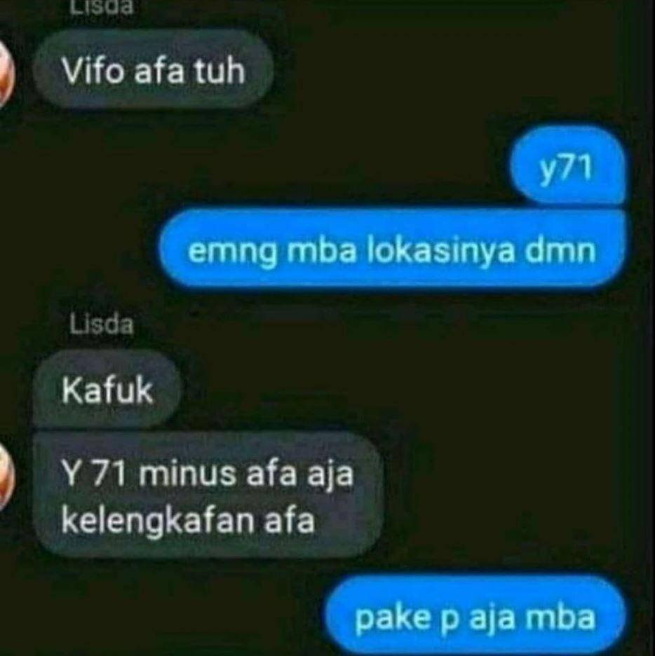 chat minta rekomendasi (instagram.com/recehasik.id)