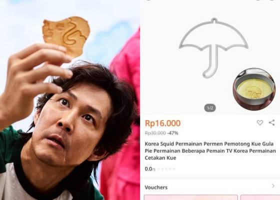 Mengubek-ubek Item Squid Games di Marketplace (Instagram.com/netflixkr |  Tangkapan layar Lazada.co.id)