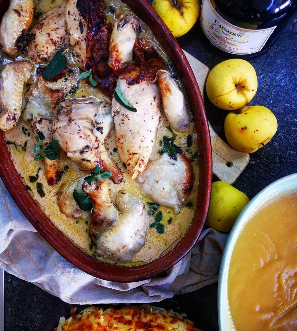 poulet au cidre (instagram.com/mrsmartinezcooks)