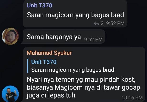 chat minta rekomendasi (instagram.com/rajaparodi)