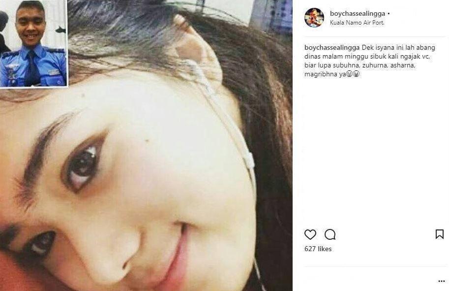 editan video cal bareng artis (instagram.com/boychassealingga)