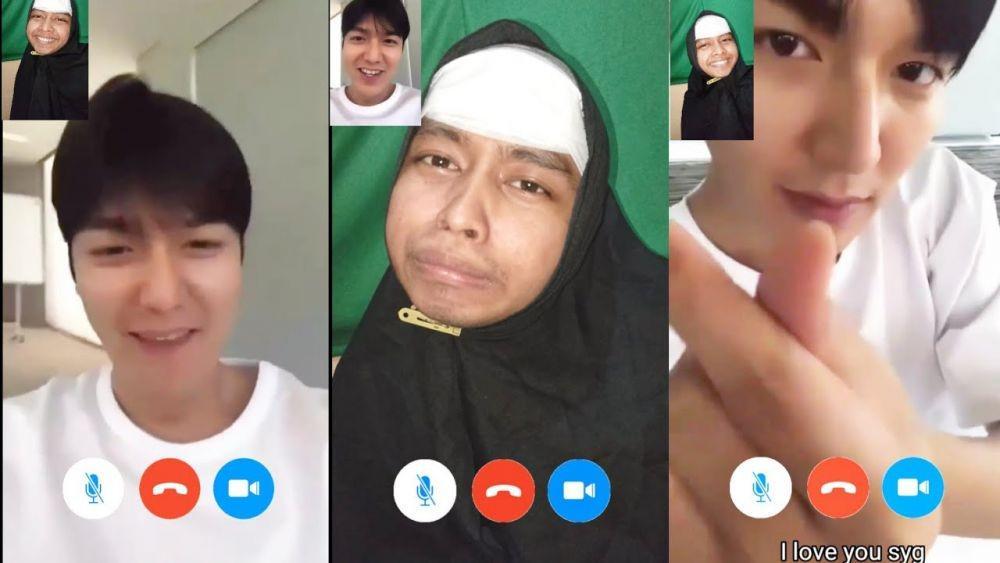 editan video cal bareng artis (1cak.com)