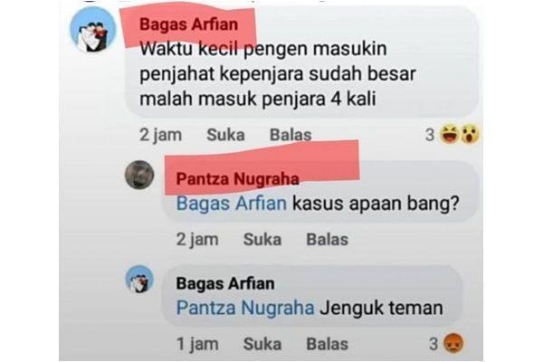 komentar usil di warganet (instagram.com/komersial.beract)