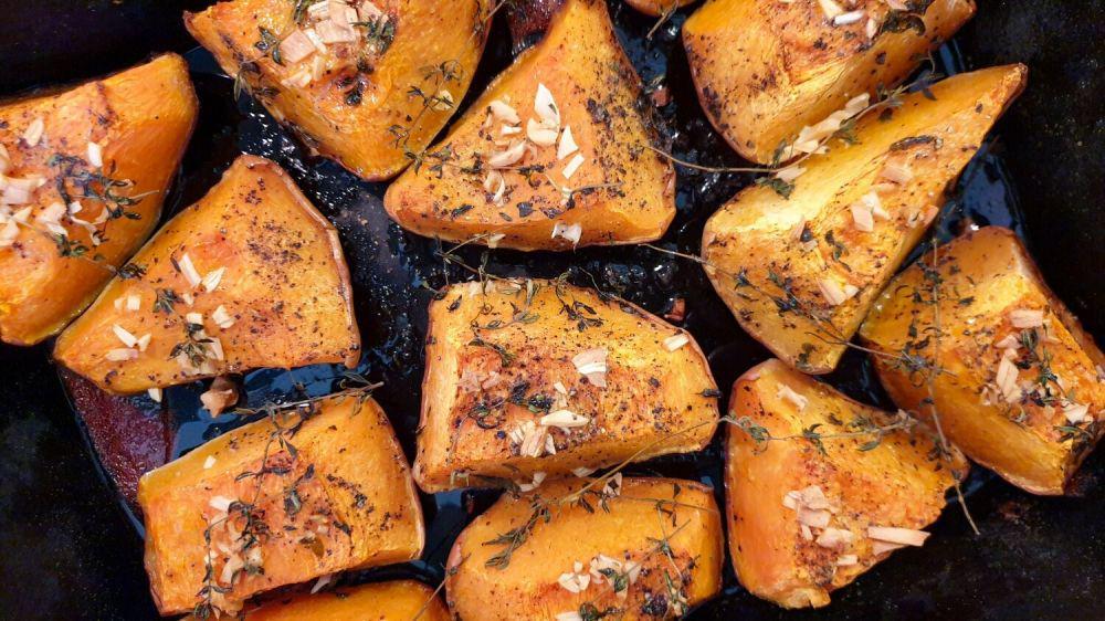ilustrasi roasted kabocha (unsplash.com/henry perks)