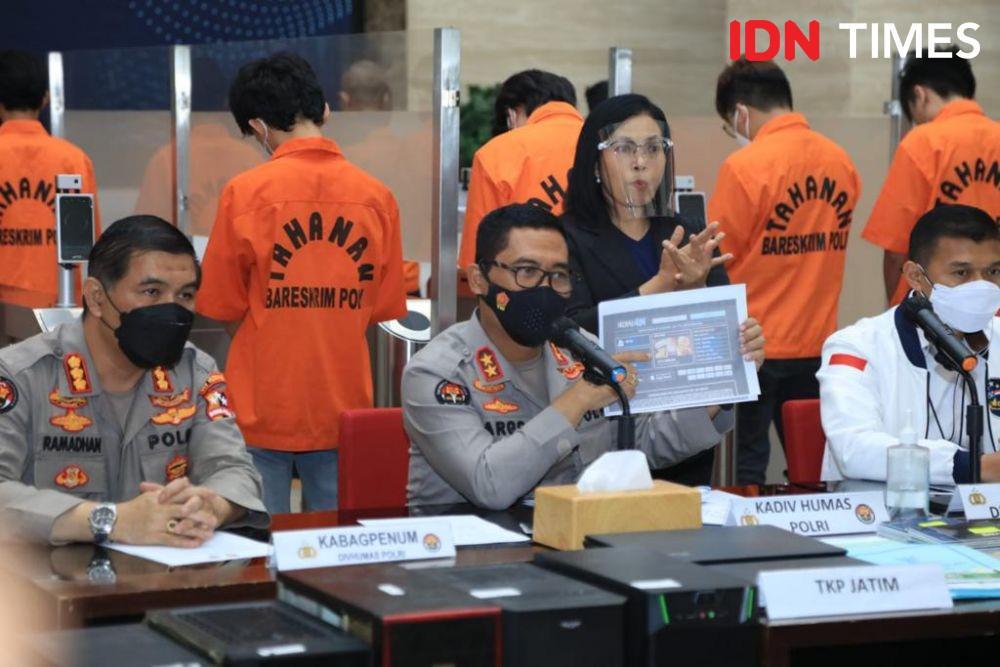 Bareskrim Tangkap 19 Tersangka Akses Ilegal Iklan Judi Online
