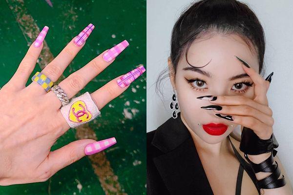 Nail art Sunmi (instagram.com/miyayeah)