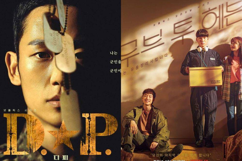poster drama D.P dan Move to Heaven (instagram.com/netflixkr)