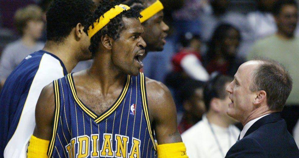 Stephen Jackson terlibat kericuhan pada kejadian Malice at the Palace. (tailgatesportsentertainment.com)