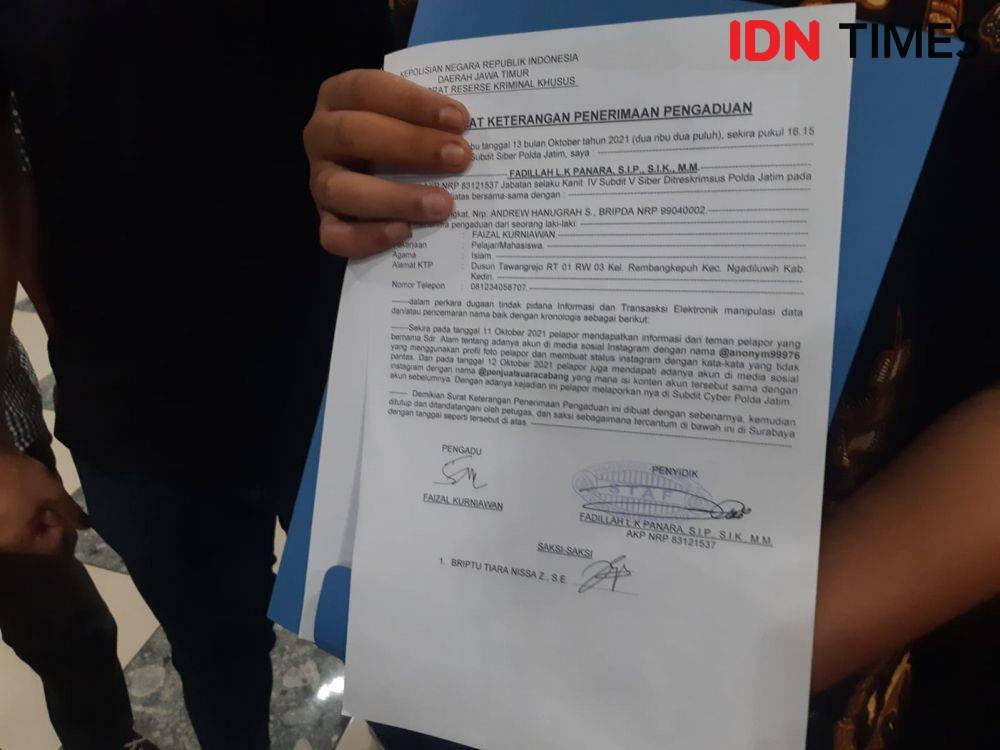 Faizal Kurniawan mengadukan akun Instagram diduga mencemarkan nama baik. IDN Times/Ardiansyah Fajar