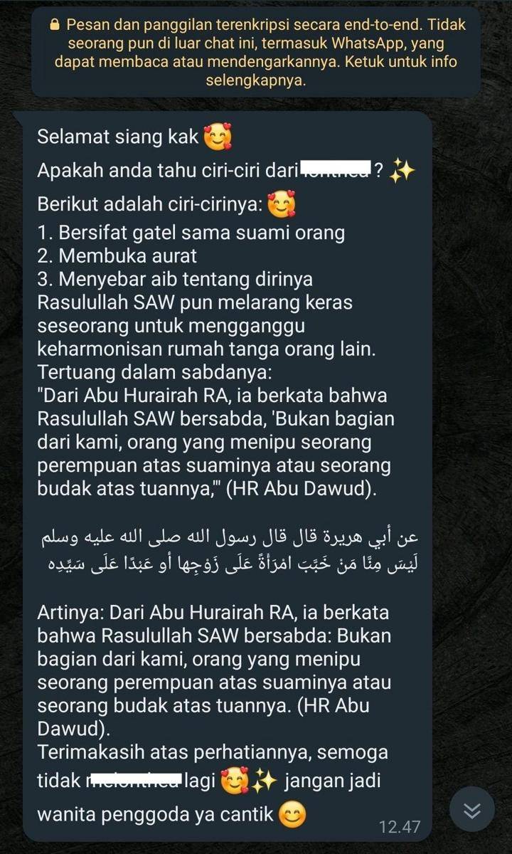 chat salah labrak (twitter.com/merindaprima)