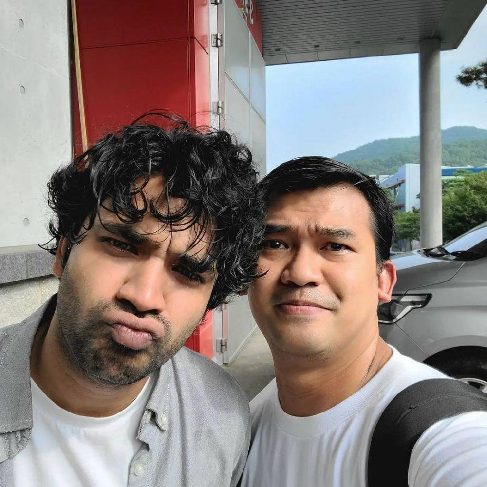 pemeran drama Squid Game, Christian Lagahit (peserta nomor 276) dan Anupam Tripathi (Ali, peserta nomor 199) (instagram.com/chrisyan8)