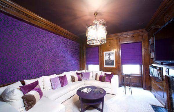 5 Ide Desain Ruang Tamu Bernuansa Ungu, Hadirkan Kesan Elegan