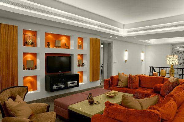 5 Ide Desain Ruang Tamu Bernuansa Oranye, Hadirkan Kesan Ceria