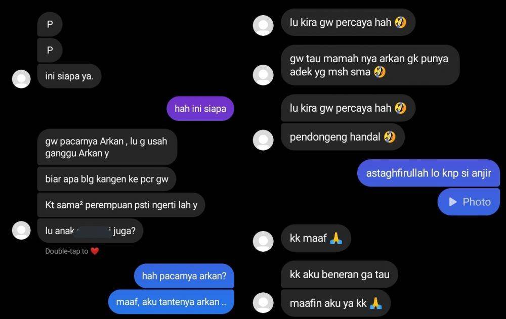 chat salah labrak (twitter.com/slancazie)