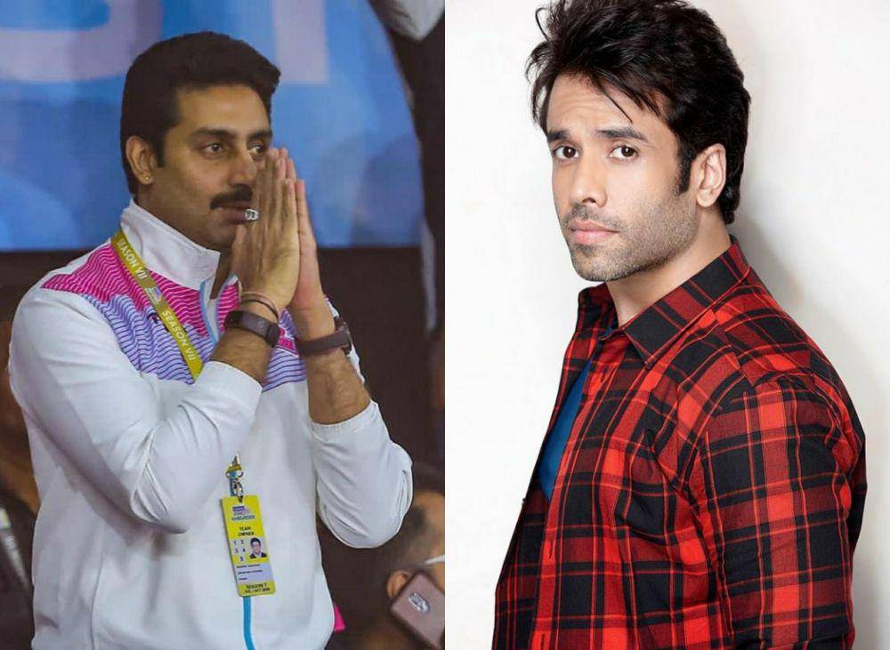 kolase potret Abhishek Bachchan dan Tusshar Kapoor (instagram.com/bachchan | instagram.com/tusshark89)