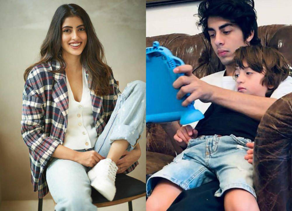 kolase potret Navya Nanda dan Aryan Khan (instagram.com/navyananda | instagram.com/gaurikhan)