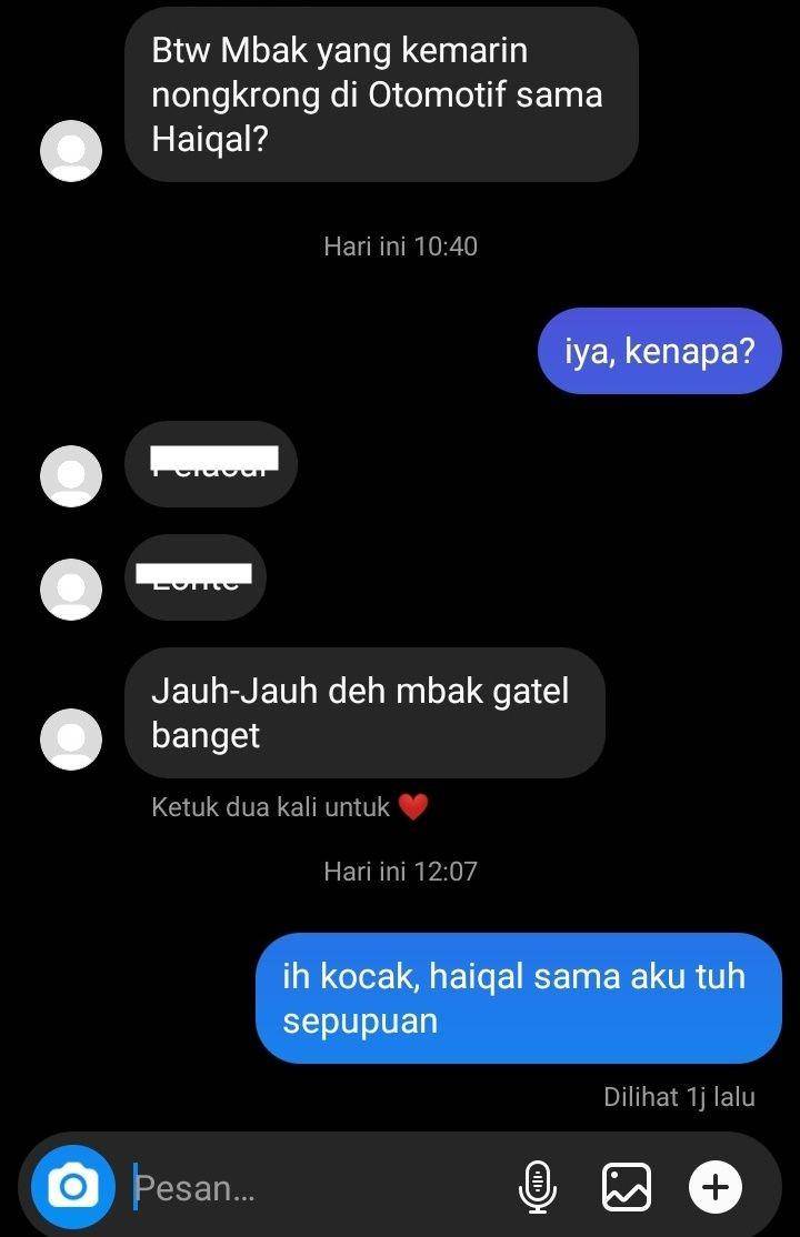 chat salah labrak (twitter.com/aingprincess)