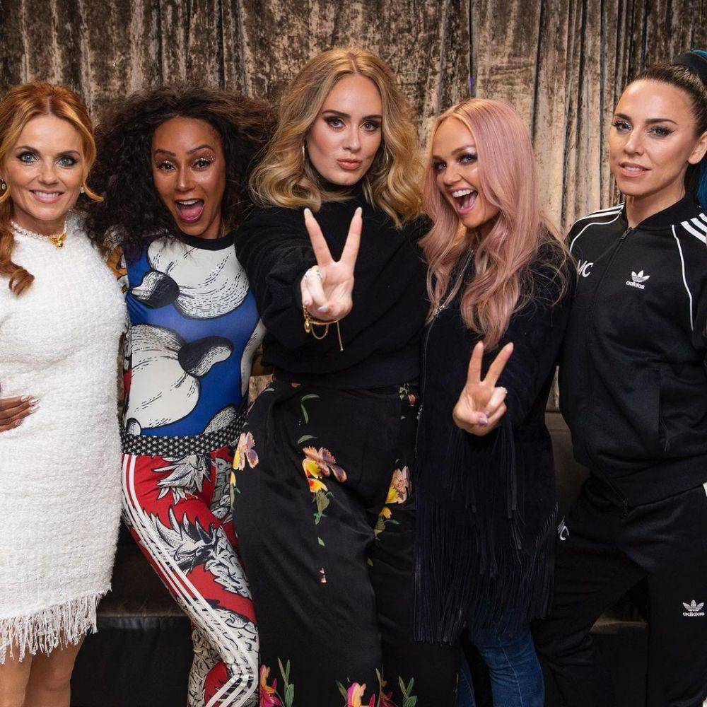 Adele bersama Spice Girls (instagram.com/spicegirls)