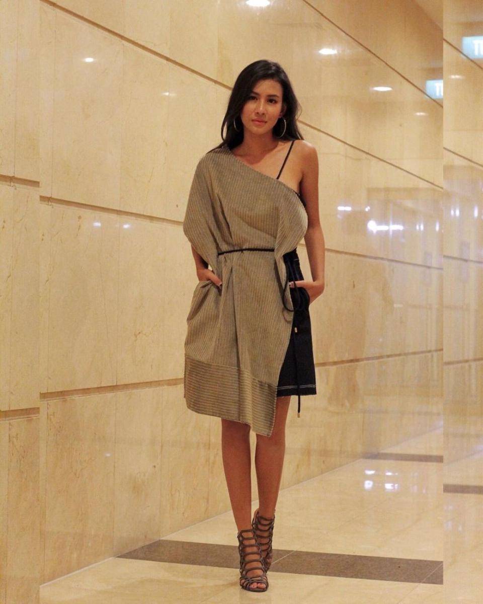 Dress Kondangan ala Shenina Cinnamon. (instagram.com/sheninacinnamon/)