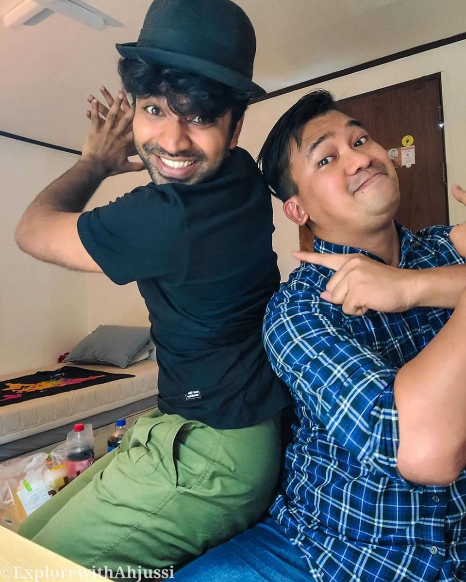 pemeran drama Squid Game, Christian Lagahit (peserta nomor 276) dan Anupam Tripathi (Ali, peserta nomor 199) (instagram.com/chrisyan8)