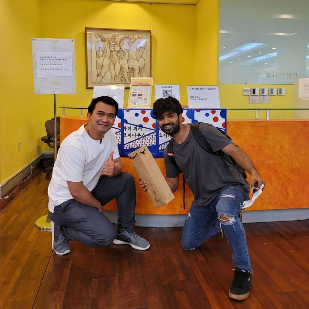 pemeran drama Squid Game, Christian Lagahit (peserta nomor 276) dan Anupam Tripathi (Ali, peserta nomor 199) (instagram.com/chrisyan8)