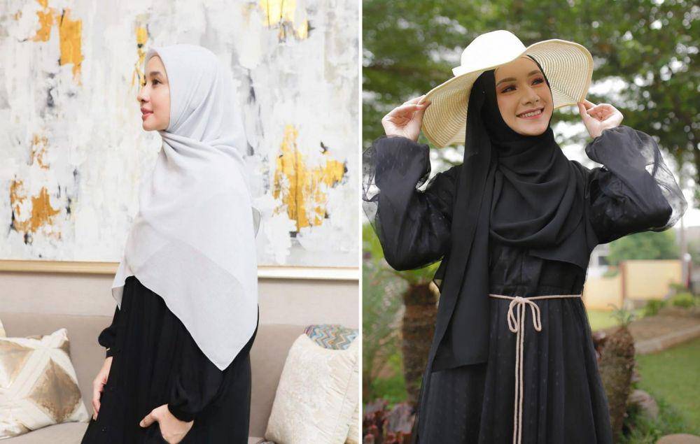 potret seleb berhijab yang sering bagikan quotes di media sosial (instagram.com/laudyacynthiabella | instagram.com/_indrigiana_)