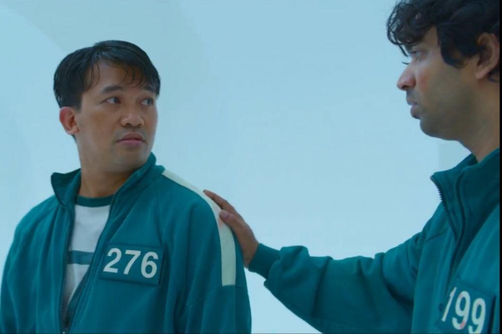 pemeran drama Squid Game, Christian Lagahit (peserta nomor 276) dan Anupam Tripathi (Ali, peserta nomor 199) (dok. Netflix/Squid Game)