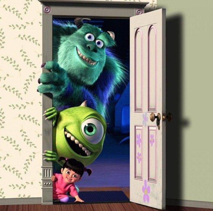 karakter Sullivan, Mike, dan Boo (dok. Pixar Animation Studios)