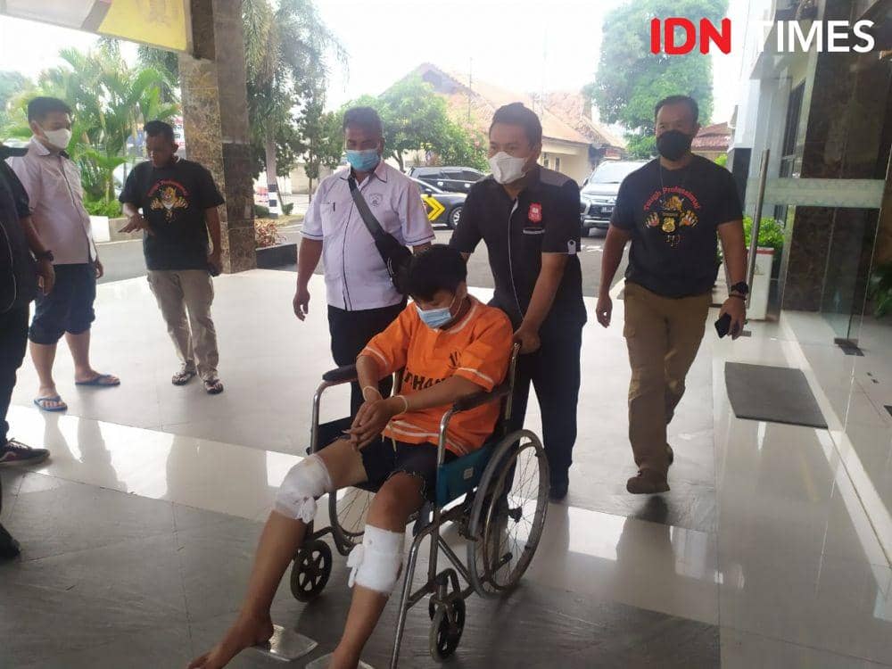 Dor! Pelaku Curanmor Puluhan TKP di Bandar Lampung Ditembak Polisi