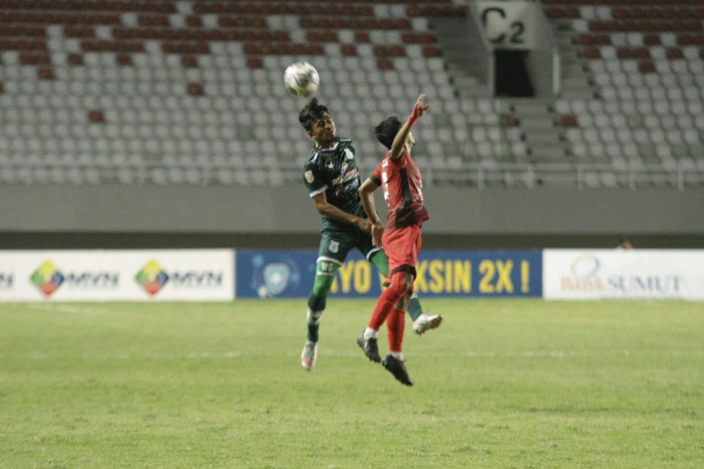 Wiganda Pradika fullback PSMS saat hadapi Semen Padang (Dok.IDN Times/istimewa)