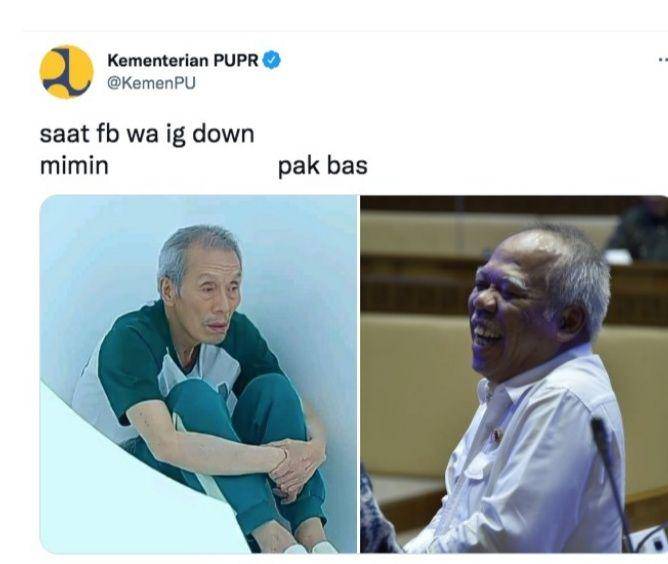komentar kocak warganet (twitter.com/kementerianpupr)
