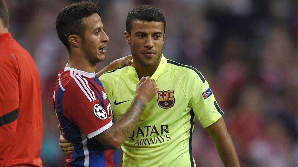 potret Thiago Alcântara dan Rafinha Alcântara (transfermarkt.com)