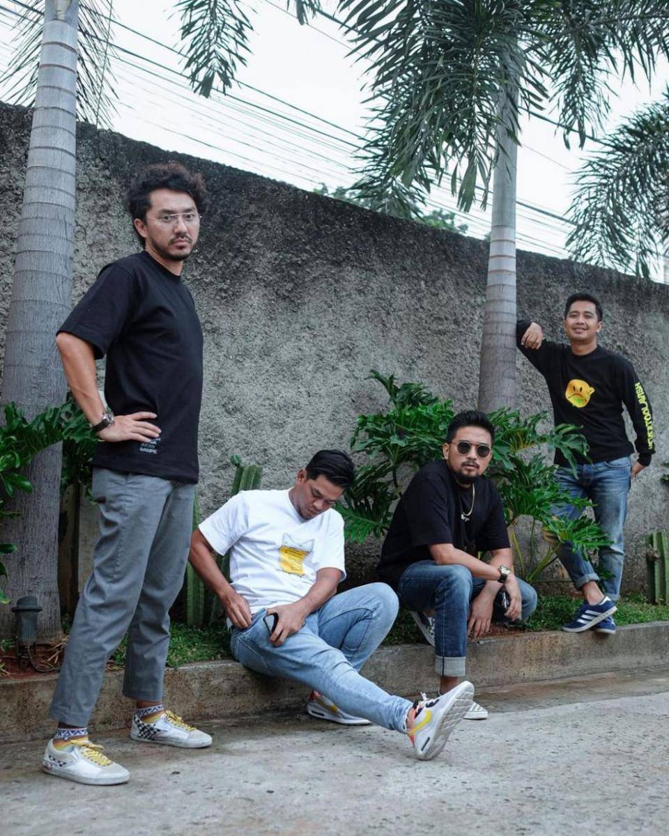 Imam Darto, Ananda Omesh, Angga Nggok, dan Surya Insomnia (instagram.com/omeshomesh)