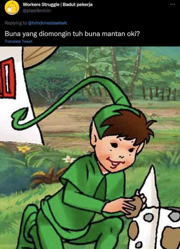 cuitan Buna berhak bahagia (twitter.com/plastikmicin)