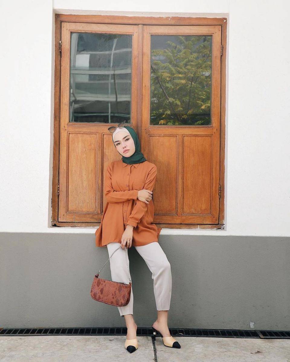 Padu Padan Baggy Pants (instagram.com/medinazein)