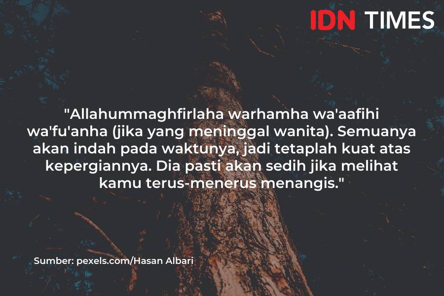 Ucapan belasungkawa Islami (IDN Times/M. Tarmizi Murdianto)