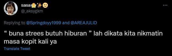 cuitan Buna berhak bahagia (twitter.com/_aksygkm)