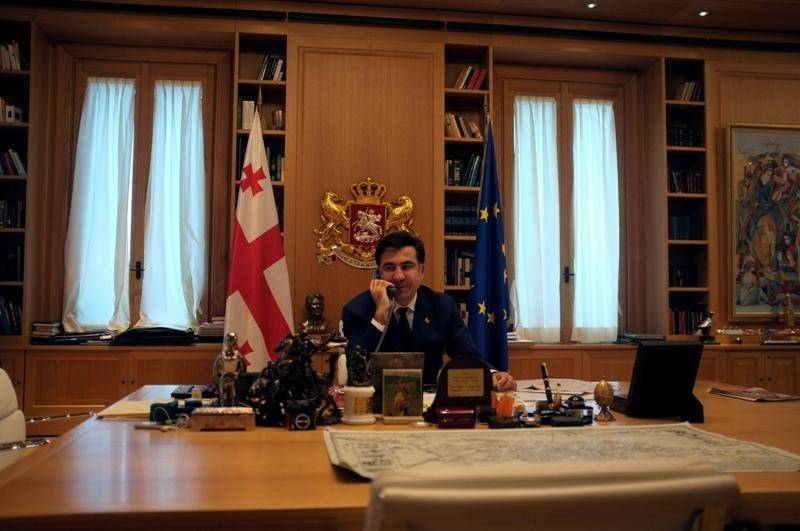 Mikheil Saakashvili ketika masih menjadi presiden Georgia (Twitter.com/Mikheil Saakashvili)