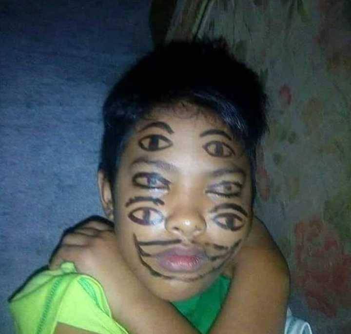 potret wajah dicoret-coret (instagram.com/sukijan.id)