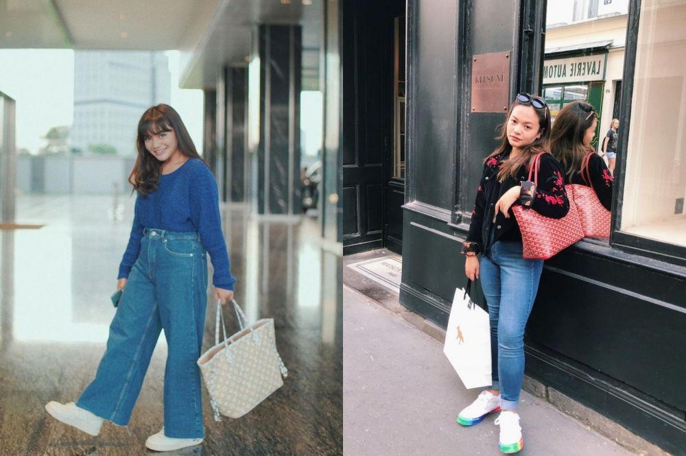 11 Ide Padu Padan Celana Jeans ala Amel Carla, Kekinian Banget!
